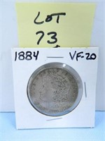 1884Morgan Silver Dollar VF-20