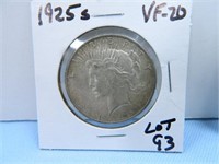 1925s Peace Dollar VF-20