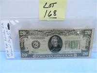 1934 Series $20 Federal Reserve Note, Bank of