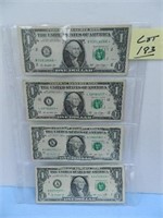 (4) 2013 Series Federal Reserve Note, Green Seal,