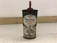 Vintage machine oil tin