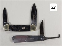 Remington 2 Opposing Blade Muskrat Pocket Knife
