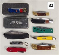 Group of (9) Pocket Knives