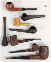 Lot of (8) Collectible Smoking Pipes