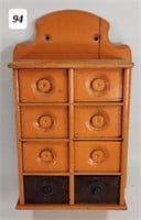 Early Wall Hanging Spice Cabinet