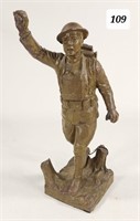 WWI American Doughboy Sculpture