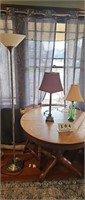 2 Table Lamps & Pole Lamp