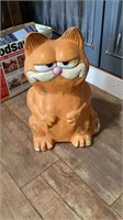 Porcelain Garfield statue approx 20” tall