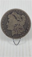 1881 MORGAN DOLLAR