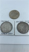 1921 P, D, AND S MORGAN DOLLARS