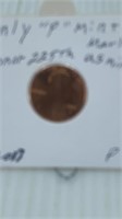 2017 P LINCOLN CENT