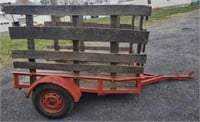 48" x 75" Cart with Wooden Standards