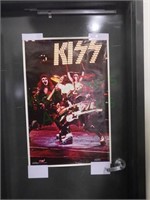 Original 1975 Licensed KISS Alive Lithograph