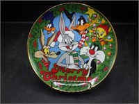 Heirloom Looneytunes Christmas Plate