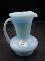 Sky blue pitcher