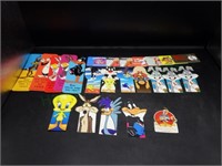 1980's Looney Tunes Bookmark and Card Lot