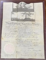 Scallop Top Ship's Passport signed by Andrew Jacks