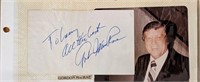 Gordon MacRae  Signature and Photo.