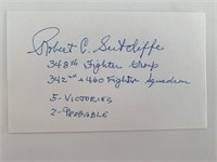 Robert C Sutcliffe  signature