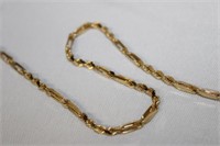 14k yellow gold  20" necklace 12.5 grams