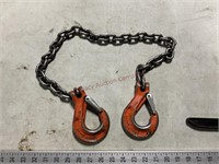 43 inch chain with safety hooks