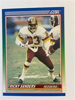 RICKY SANDERS 1990 SCORE CARD
