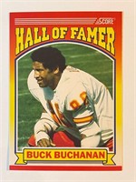 BUCK BUCHANAN 1990 SCORE CARD