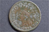 1864 Indian Head Cent w/ L