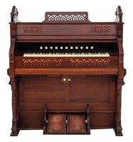 Estey Co. Gothic Revival Cottage Organ, 19th C