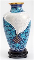 Chinese Enamel Cloisonne 'Qingyun Award' Vase