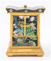 Japanese Cloisonne Enamel Diminutive Jewelry Box