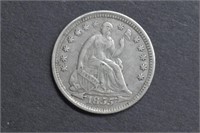 1855 Seated Liberty Half Dime
