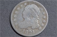 1821 Bust Dime Large Date