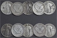 $2.50 FV Standing Liberty Quarters