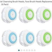 Compatible for Facial Cleaning Brush heads 6 Pack