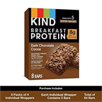 KIND Breakfast Protein Bars 8g Protein, 32 Count