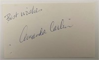 Amanda Carlin  signature