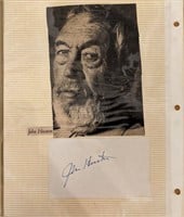 John Huston  Signature