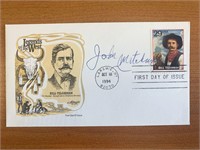 John Mitchum signed first day cover