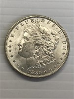 1880 BU Morgan Silver Dollar Frosty