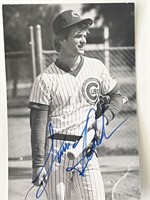 Chicago Cubs Scott Fletcher signed photo
