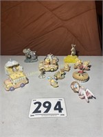 Mouse and Car Figurines