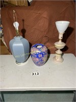Lamps and Vase