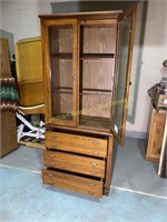 2 Piece Cabinet with Light