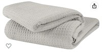 WAFFLE THERMAL BLANKET 
90X102 WHITE