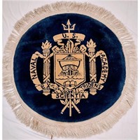 US Naval Academy Crest Carpet