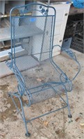 Metal spring chair
