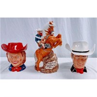 A Collection of Roy Rogers Cookie Jars