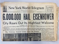 New York World - Telegram  1945  Newspaper