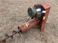 5” x 8ft electric grain auger